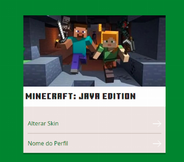 Conta de minecraft original com capa da - Minecraft - GGMAX