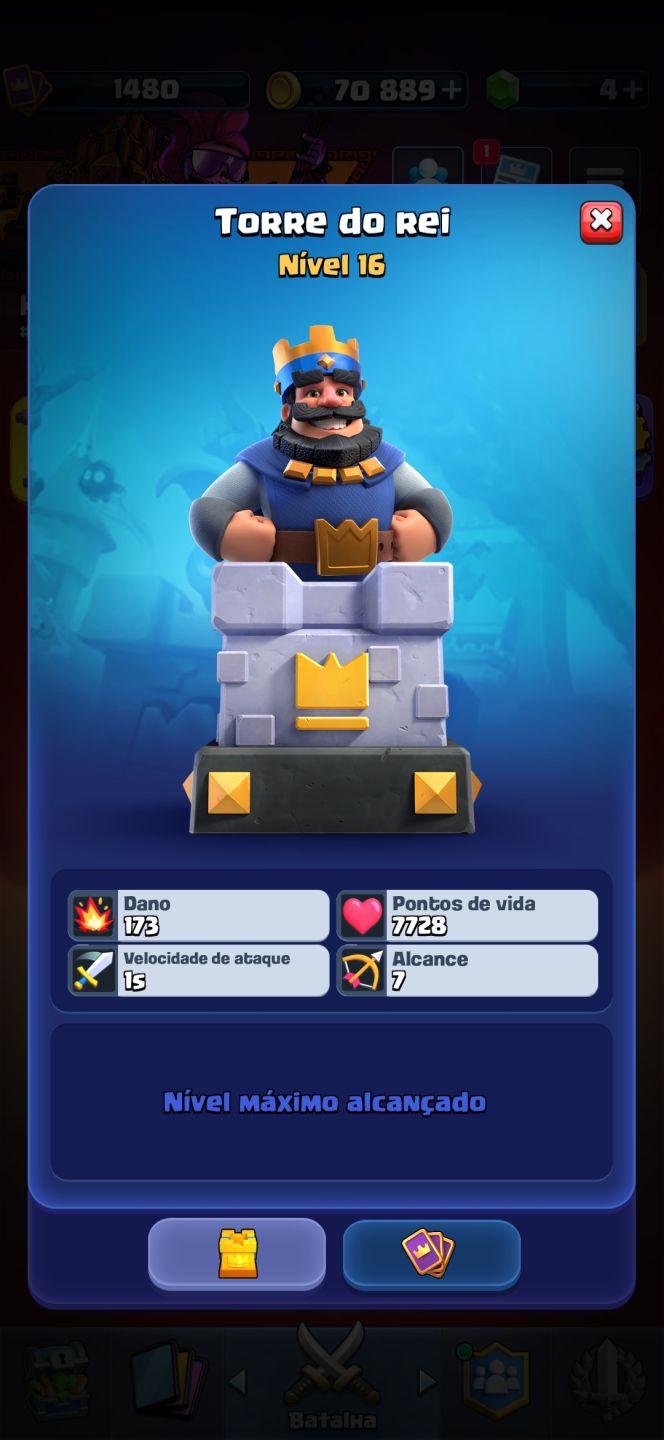 Venda de conta Clash Royale