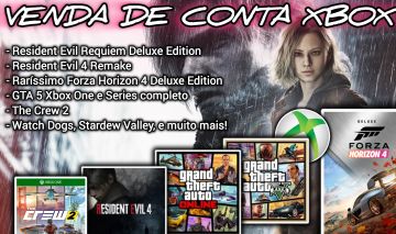 CONTA COM RESIDENT EVIL REQUIEM, FORZA HORIZON 4 E MUITO MAIS