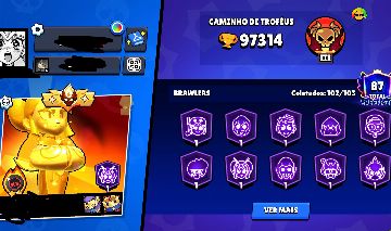 Conta de Brawl stars Muito gemada (97k)