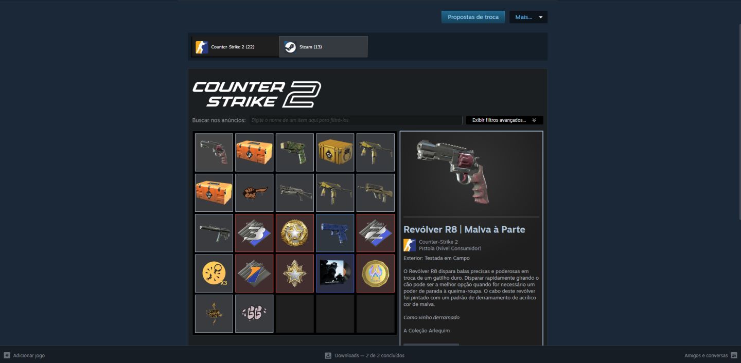 Conta Steam C / 11k no Especial do CS