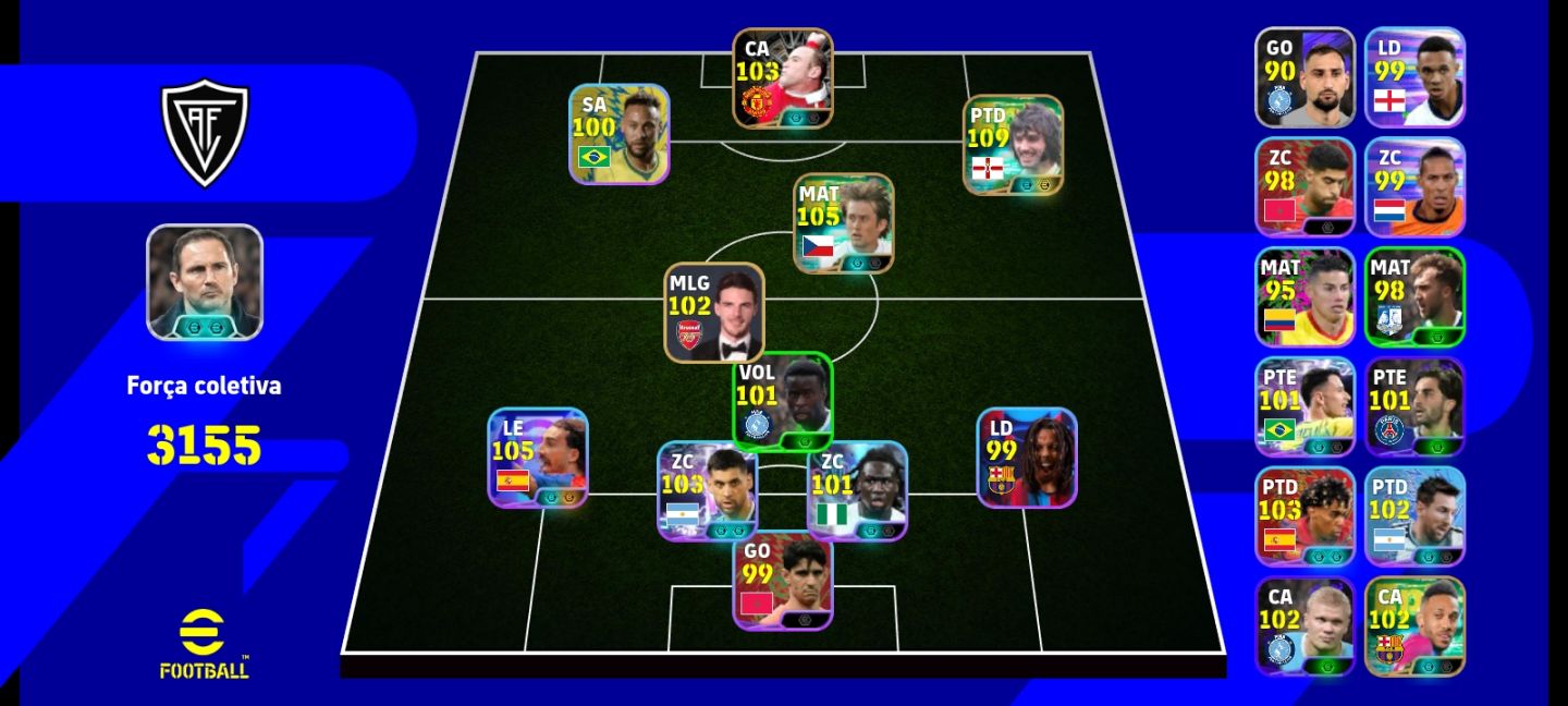 CONTA eFOOTBALL TOP! NOVO GEORGE BEST 109!!