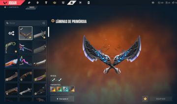 CONTA VALORANT SKINS primordiu e kuronami