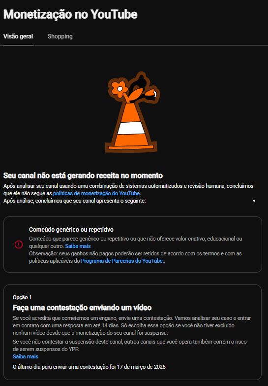 CANAL DO YOUTUBE COM 42Mil INSCRITOS, 50M DE VISUALIZAÇÃO