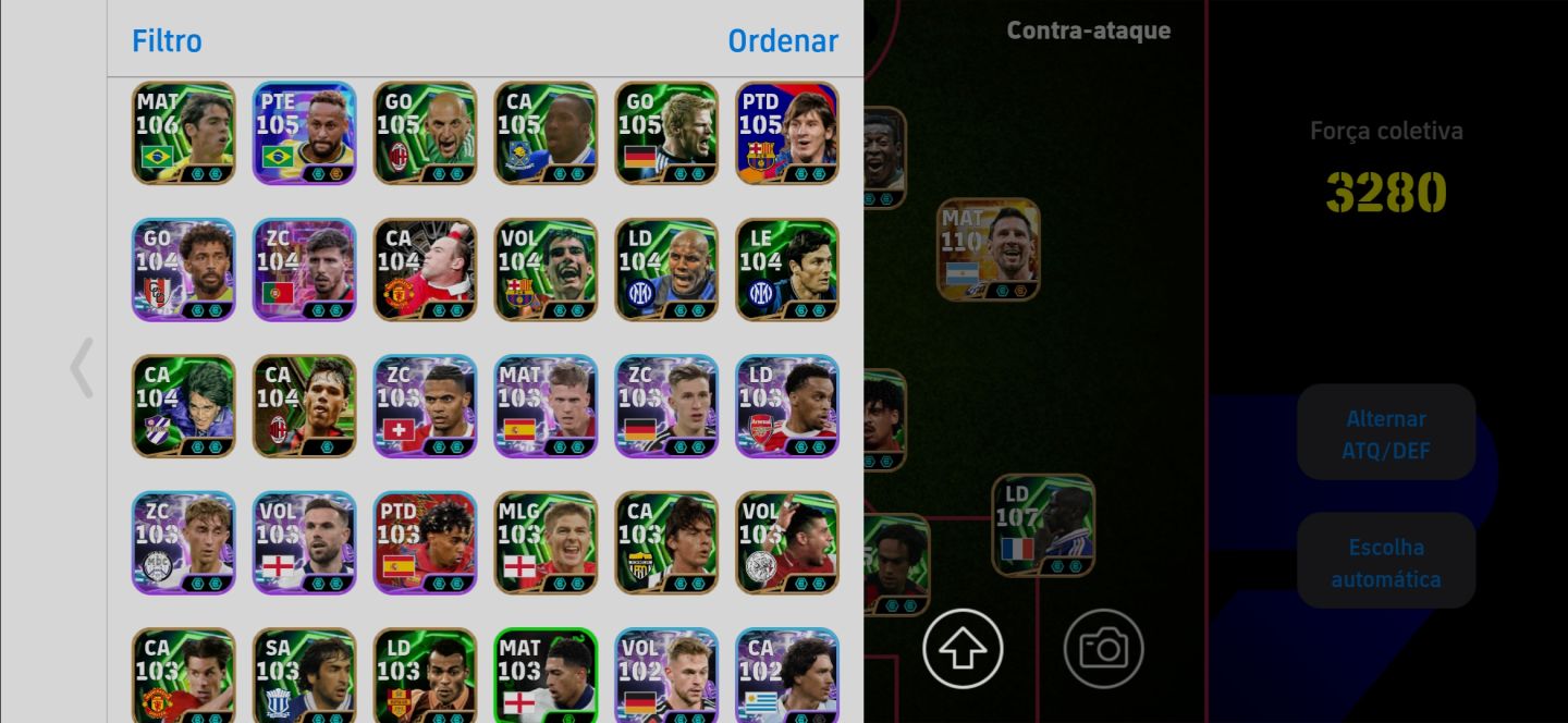 [Full Access] eFootball 3280 | Messi 110, Pelé 107, R10 107, Ibra 108 + Dida