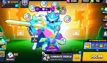 Conta Brawl stars 2019, 30k de troféus e muita skin cara, de eventos e passe.
