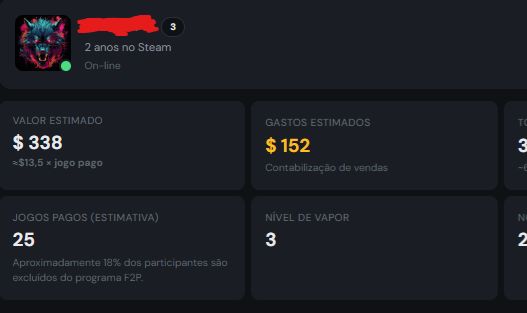 Conta da Steam com varios jogos