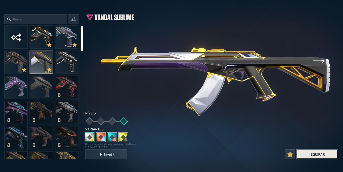 Skins com o melhor preço