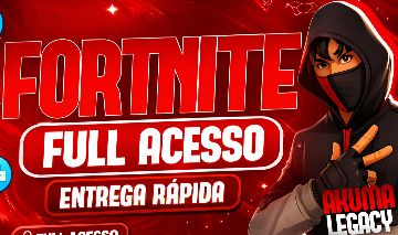 CONTAS DE FORTNITE COM VBUCKS (TRAVIS / IKONIK / FUNDADOR / LARA CORFT / GALAXY)
