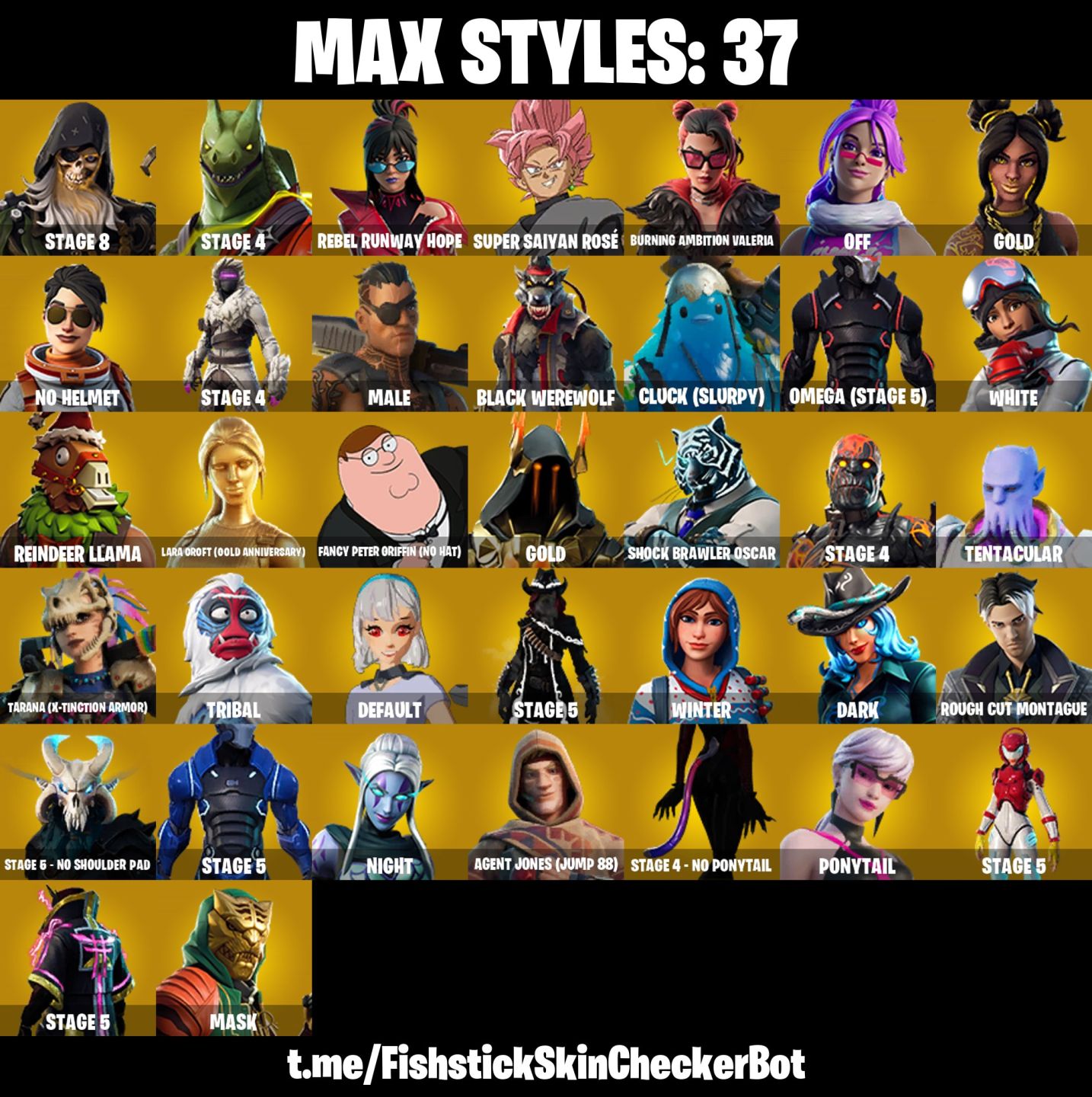 Conta Fortnite com The Reaper | Elite Agent | Omega (stage 5) e 120 Skins