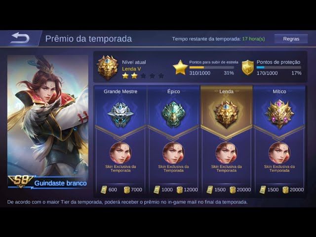 Mobile legends subindo de patente na ranqueada