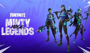 FORTNITE PACOTE LENDAS DE MENTA