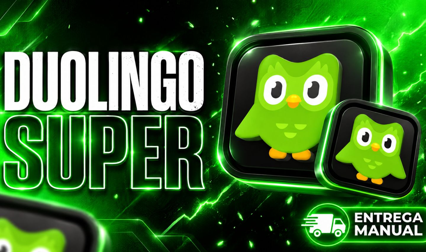 Conta Duolingo Super 1 Mêses