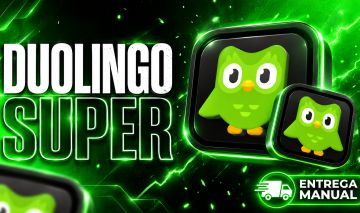 Conta Duolingo Super 1 Mêses