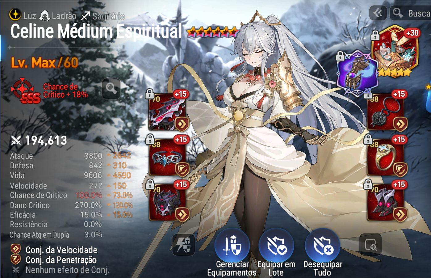 Conta Epic Seven /Quit