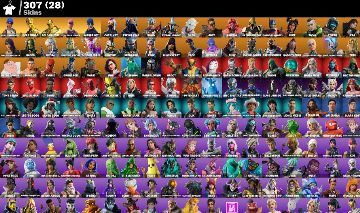 CONTA FORTNITE FULL - 307 SKINS, 368 PICKAXE, 394 BACKPACK | (Acesso GMAIL)