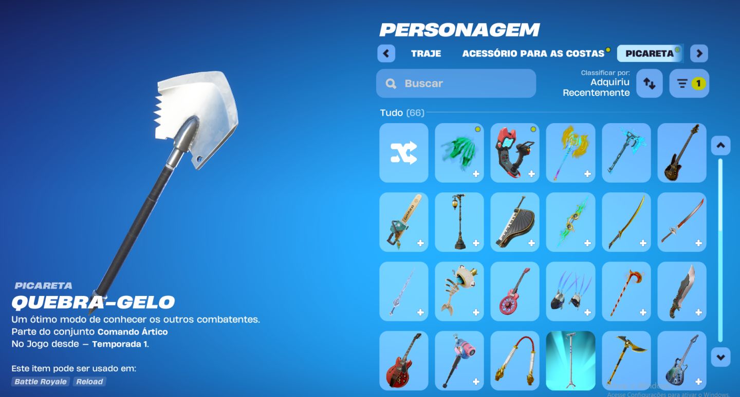 Conta fortnite surreal tudo no surreal