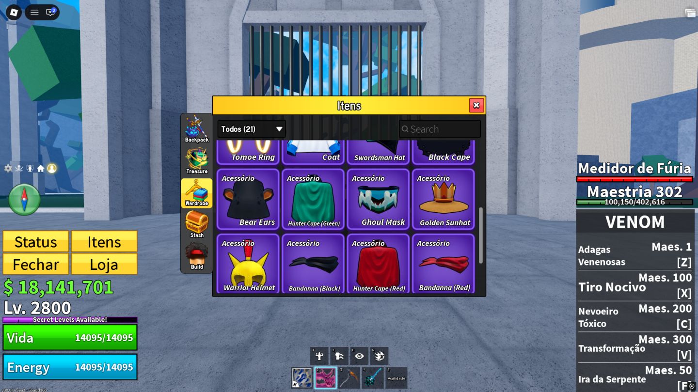 LV2800 + GODHUMAN + VENOM + CDK + TTK + FOICE SAGRADA + SKULL GUITAR