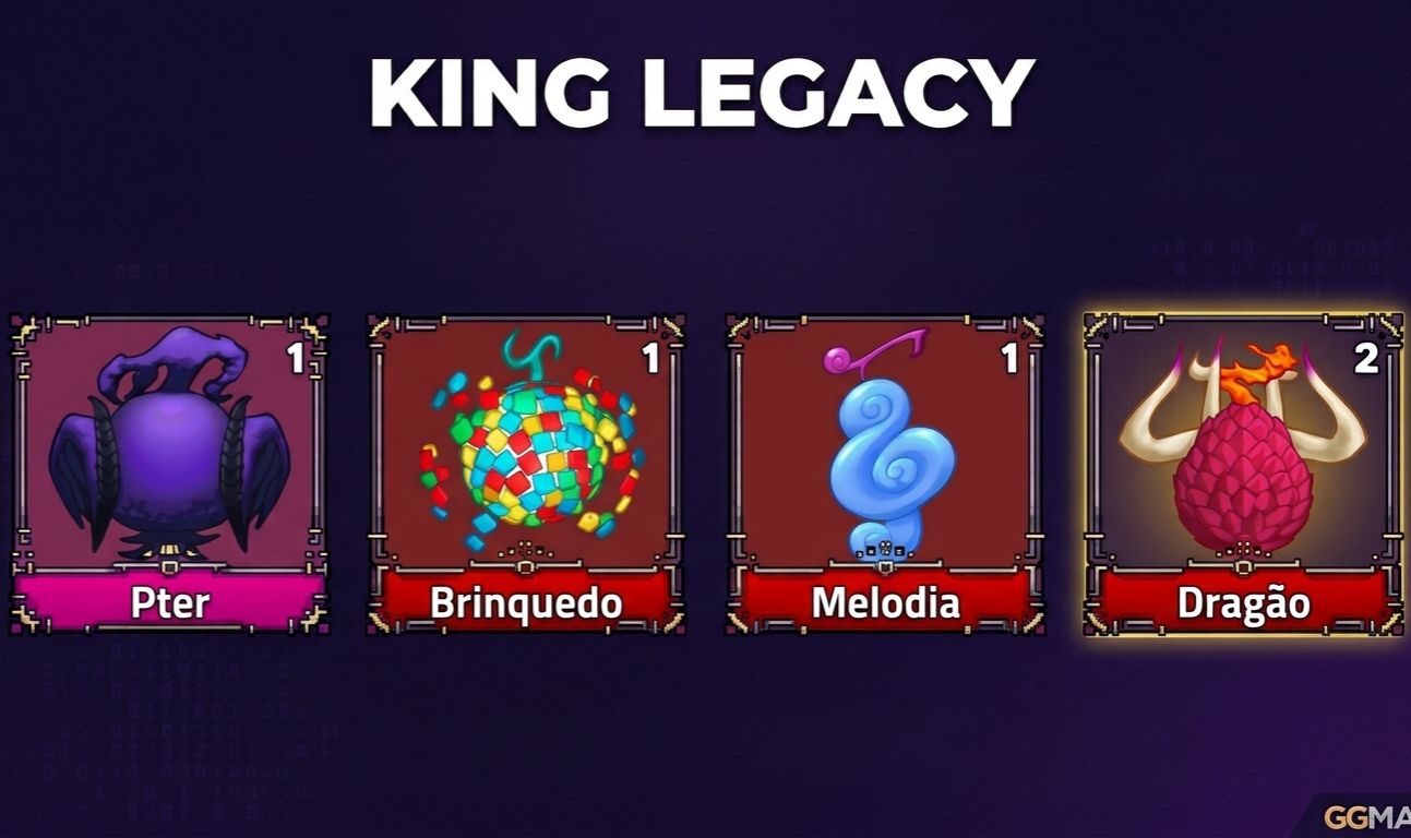 Frutas fisicas - Roblox - King legacy