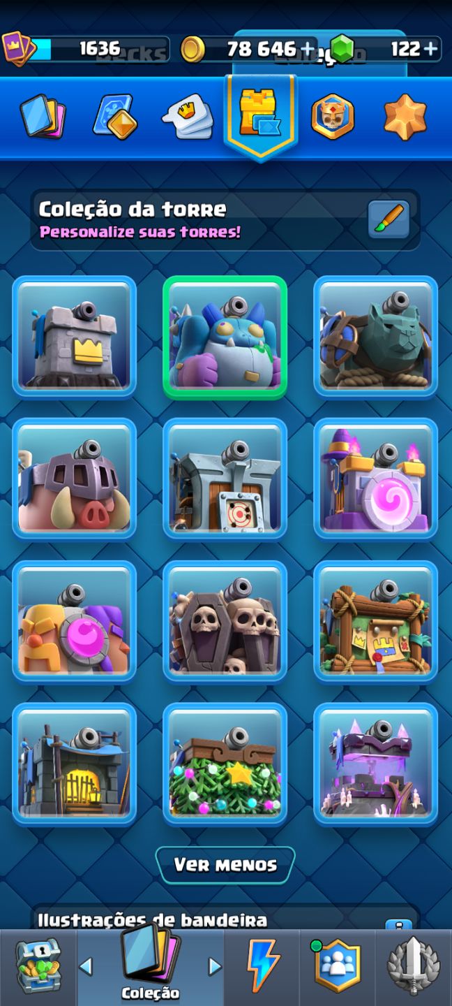 CONTA CLASH ROYALE INSANA! 13 EVOLUÇÕES, CARTAS LVL 16 E 78K DE OURO!