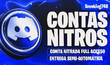 [MELHOR PREÇO] CONTAS DISCORD NITRO (1 MÊS) E CONTAS COM 30 DIAS DE CRIAÇÃO