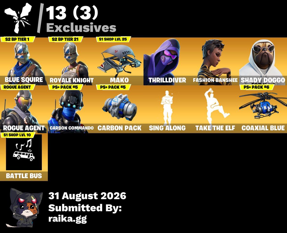 CONTAS DE FORTNITE OG (MAIS BARATAS DA PLATAFORMA)