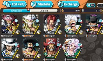 One piece bounty rush// 8 personagem ex