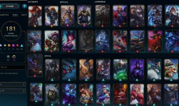 181 SKINS: 2 ULTIMATES |2 MITICAS |15 LENDARIAS |63 EPICAS E MT MAIS! (FA)