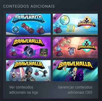 CONTA BRAWLHALLA + STEAM