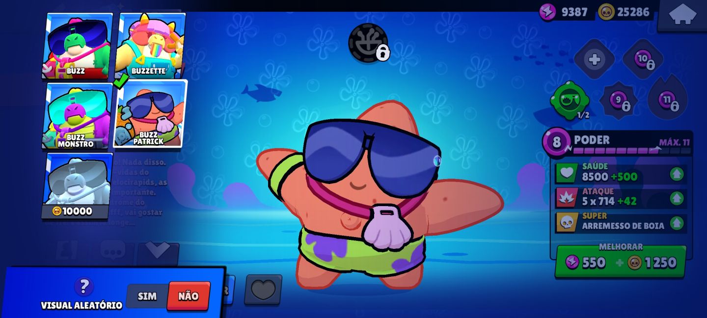 CONTA INICIAL DE BRAWL STARS LOTADA DE SKIN E RECURSOS