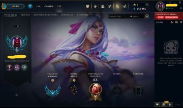 (UPADA À MÃO) CONTA SMURF - PLATINA 4 - 24,2K EA - SKINS - 100% SEGURA