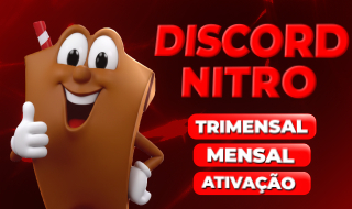 DISCORD NITRO GAMING 3 MESES/TRIMENSAL + 6 IMPULSOS + ATIVAÇÃO