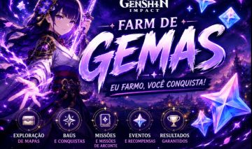 FARM DE GEMAS DE GENSHIN IMPACT !! - EU FARMO E VOCÊ CONQUISTA!