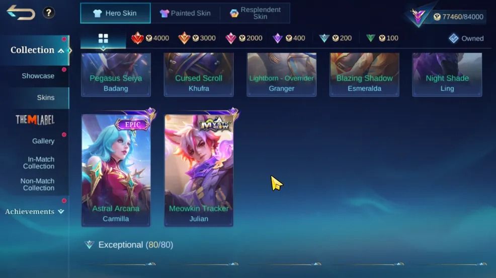 Floryn Sanrio - EX IMORTAL - FULL EMBLEMAS - FULL HEROIS
