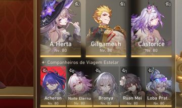 CONTA HONKAI AR 70 30 T5 HERTA E2 GILGAMESH E1 BORNYA E4 RUAN MEI E1 ACHERON E1+