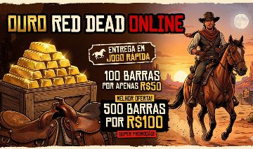 (EM PROMOÇÃO) 100 À 500 BARRAS DE OURO NO RED DEAD ONLINE