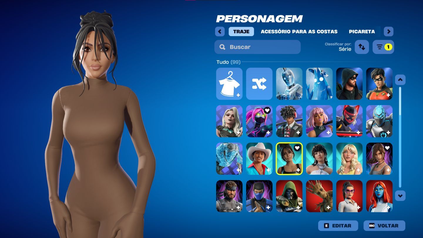 CONTA TOP COM KIM KARDASHIA