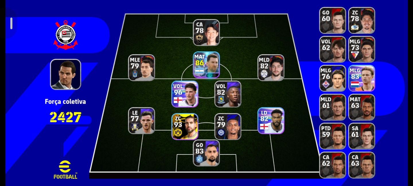 Conta eFOOTBALL iniciantes-Via Konami ID, contas boas para pegar a divisão