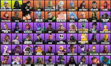 CONTA FORTNITE - 127 SKINS | PODE EMAIL | Blizzard Bomber, Santa Dogg