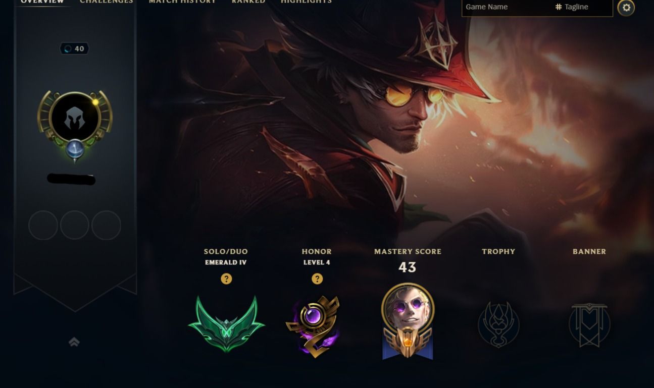 Conta 100% Segura Full Acesso Esmeralda 4 Ganhando 25 Pdl com Skin do Locke