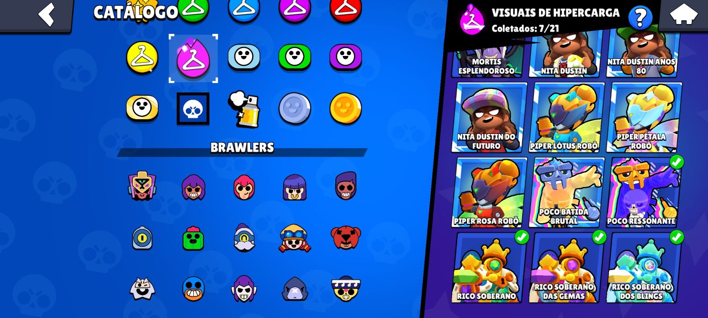 Conta de brawl stars com mais de 97mil troféus