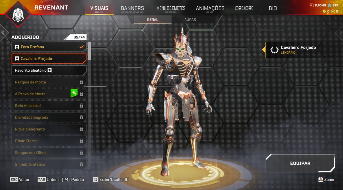 Conta apex com 4 míticos, negociavel