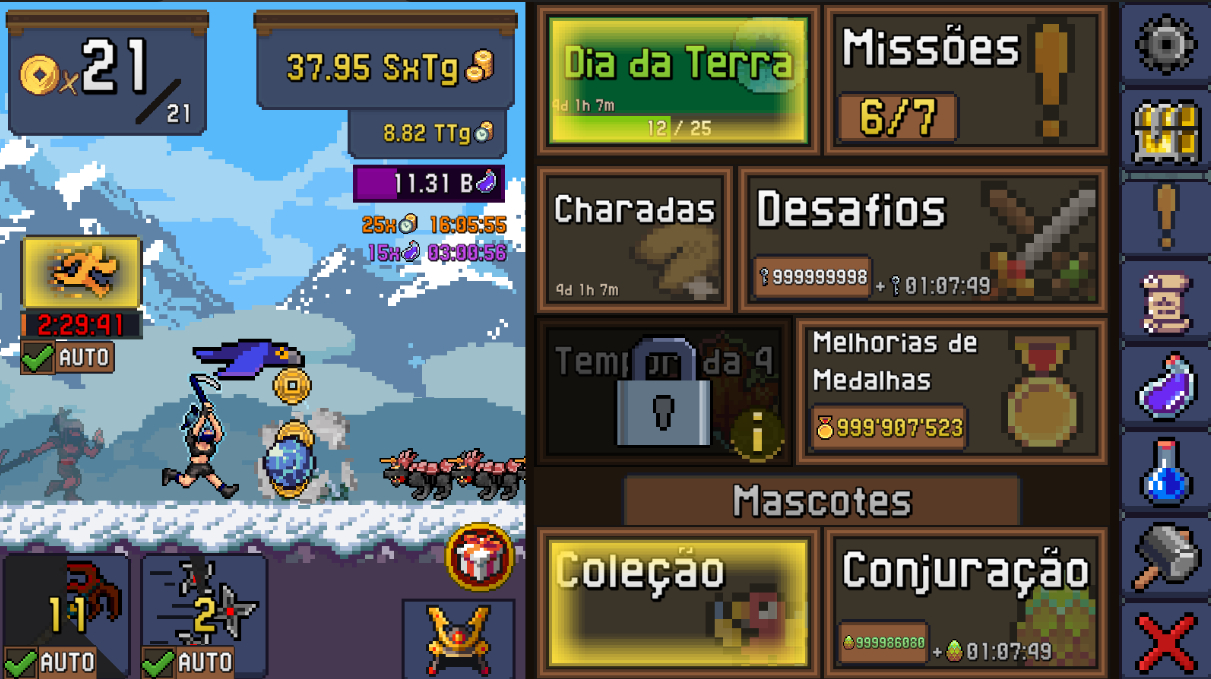 TAP NINJA - CONTA ENDGAME | ÂMBAR + HERÓIS + MASCOTES + CHAVES | ENTREGA RÁPIDA