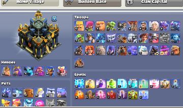 TH17 a venda | 6 Construtores | 2K de gemas
