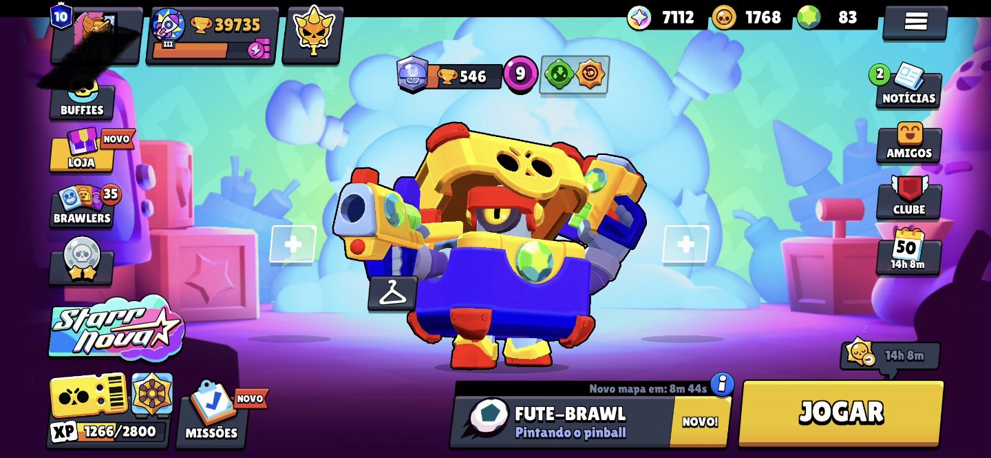 CONTA BRAWL STAR DE COLECIONADOR