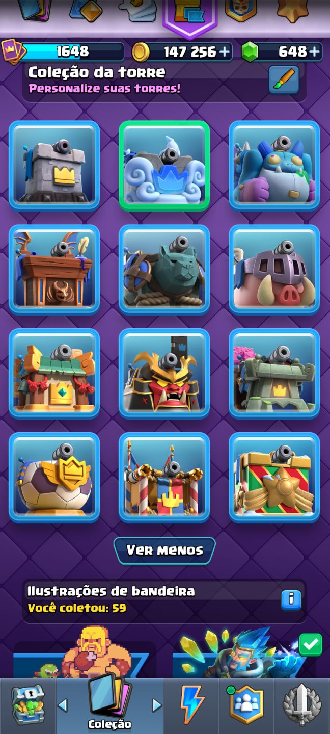 Conta Clash Royale 14.000 troféus+ cartas nvl 16