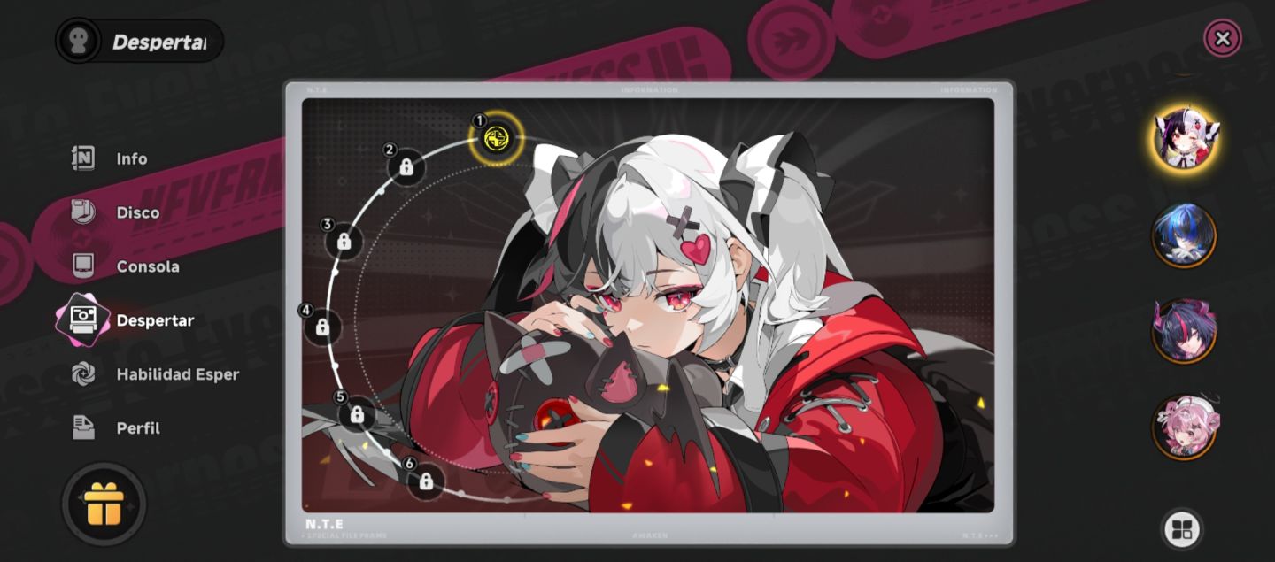 CONTA NEVERNESS TO EVERNESS: QUASE TODOS OS PERSONAGENS + ARMAS ASSINATURA