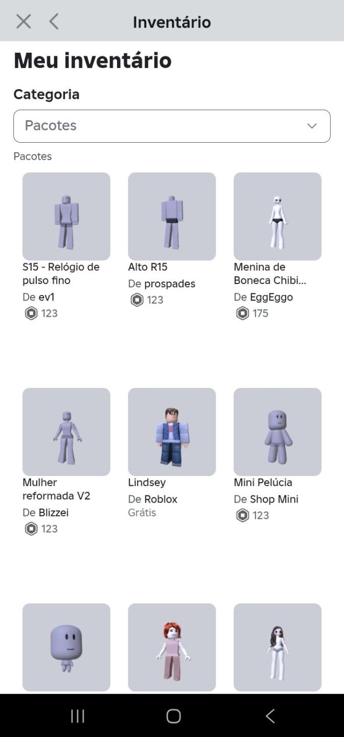 Conta roblox FEM / + 10K Gastos no último ano