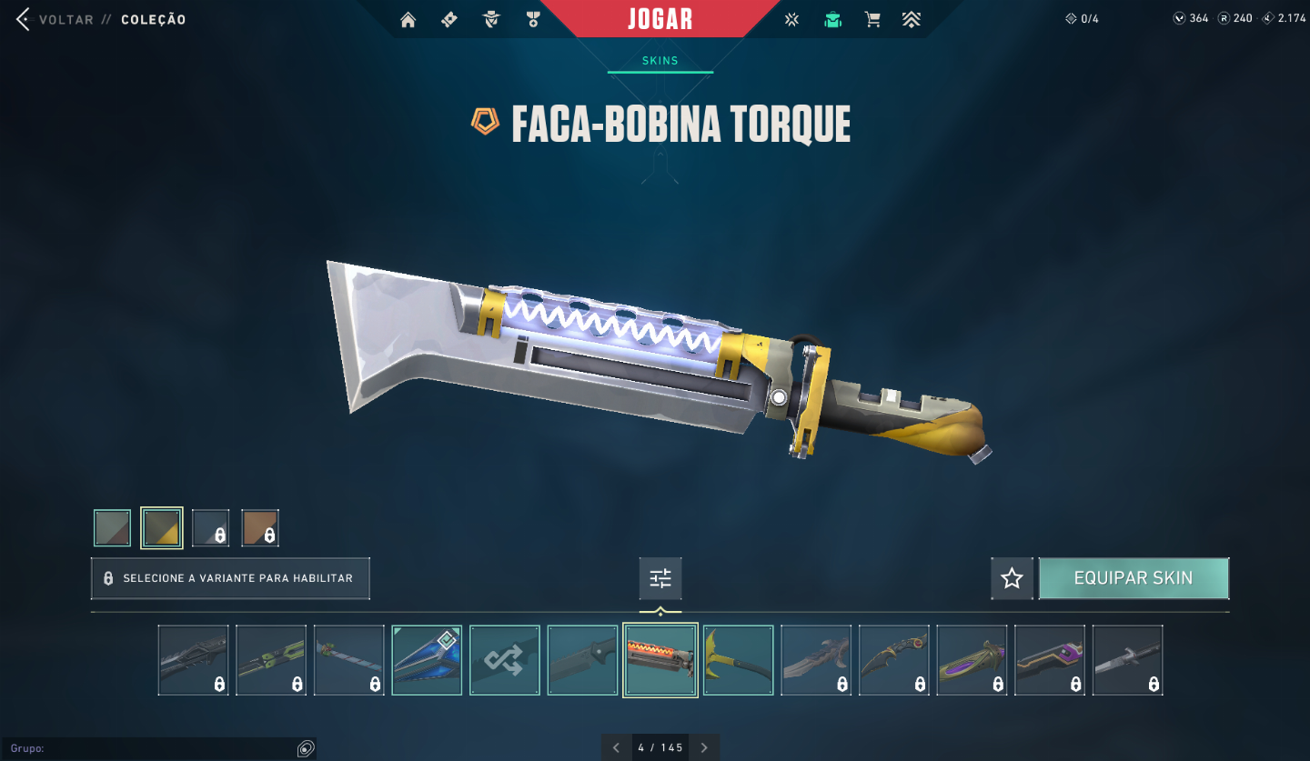 Conta Valorant com varias skins