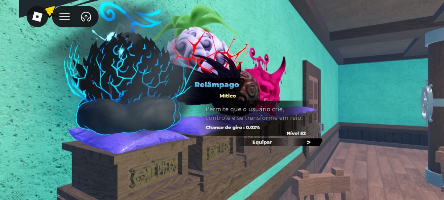 CONTA DE FRUIT BATTLEGROUNDS